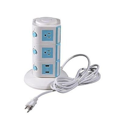 3 Layers with UK 12 Outlets and 6 USB Ports Smart Power Sockets_img_1