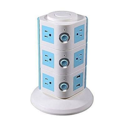 3 Layers with UK 12 Outlets and 6 USB Ports Smart Power Sockets_img_2