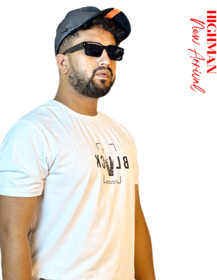 Premium Basic T shirt White(black)_img_1