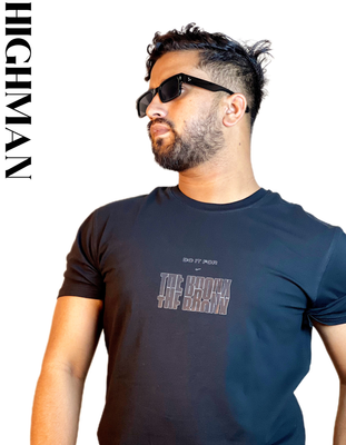 Premium Basic T shirt black(Do it For)_img_1