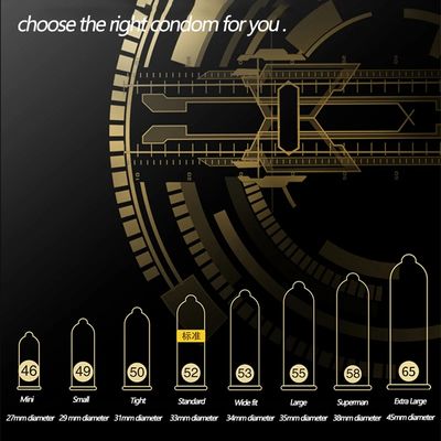 Ultra Thin Condom 10pcs Men's Ultra Lubricated Condom Glossy Natural Latex Broadside 58mm Penis Sleeve Safer Sex Health Products_img_2