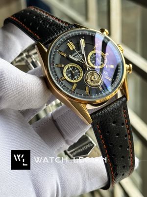 TAG BELT 3 CHRONO BLACK GOLD CASE BLACK DIAL NEW_img_1
