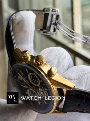 TAG BELT 3 CHRONO BLACK GOLD CASE BLACK DIAL NEW_img_2