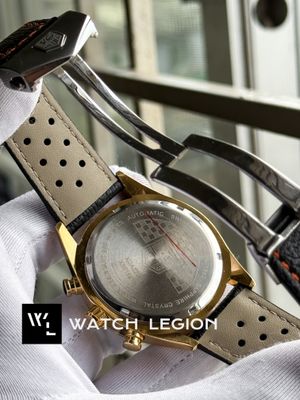 TAG BELT 3 CHRONO BLACK GOLD CASE BLACK DIAL NEW_img_3