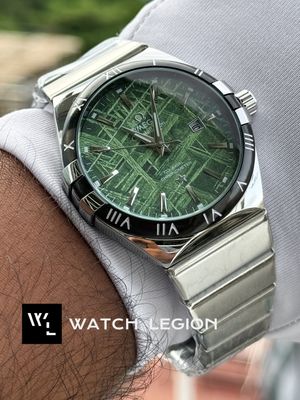 OMEGA CONSTELLATION METEORITE GREEN DIAL SWEEP_img_2
