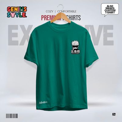 Satoru Gojo (Jujutsu Kaisen) Premium Drop Shoulder T-shirt - 52_img_2