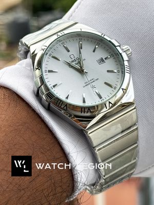 OMEGA CONSTELLATION WHITE DIAL SWEEP_img_2