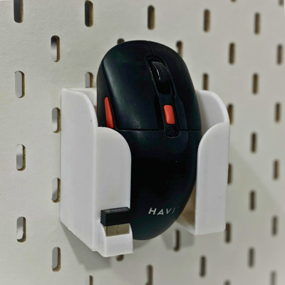 PegBoard Mouse Display Dock with Receiver Slot – Wall Holder for Gaming Mice | InDecorBD_img_0