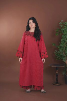 আপনার স্টাইলকে দিন নতুন মাত্রা – Farshi Shalwar Two Piece Red_img_0