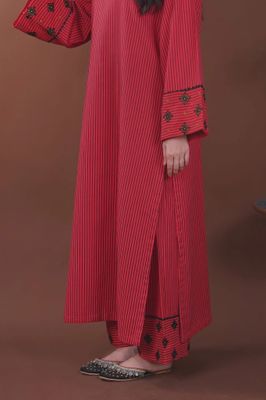 আপনার স্টাইলকে দিন নতুন মাত্রা – Farshi Shalwar Two Piece Red_img_3