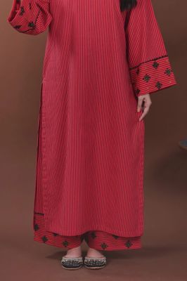 আপনার স্টাইলকে দিন নতুন মাত্রা – Farshi Shalwar Two Piece Red_img_4
