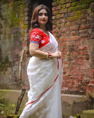 Half Silk Sharee with