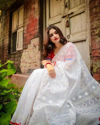 Half Silk Sharee with_img_1