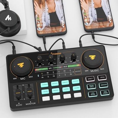 Audio Interface MAONOCASTER Lite AU-AM200 Portable All-In-One Podcast Production Studio_img_1