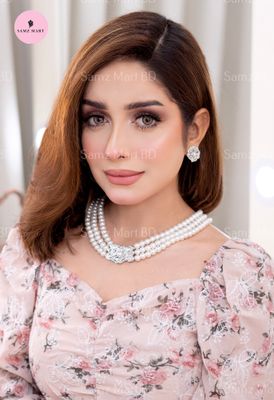 Ultra Luxury Pearl Necklace Set + Bracelet_img_2