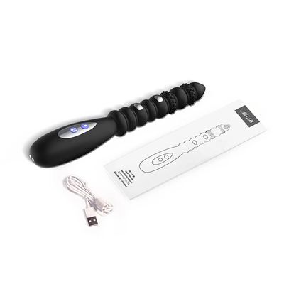 Flexible Electric Shock Pulse Vibrating Anal Bead String Vibrator, Prostate Massager Gay Anal Plug Butt Plug, Sex Toys for Men_img_1