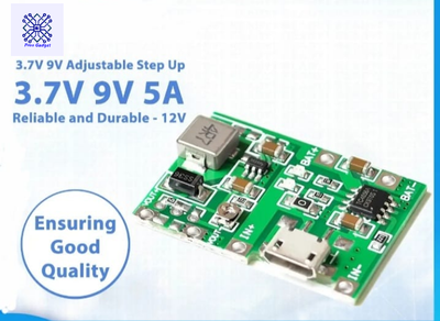 J5019 HW-357 Boost Module DC DC Step Up Adjustable UPS 4.5-8V To 3.7-27V 1A Boost Converter Adapters 3.7V 18650 AAA AA Battery Charger TP4056_img_0