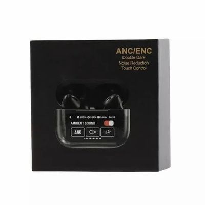 ANC Earbuds Touch Screen Display ( Black)_img_4