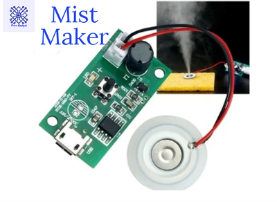 Ultrasonic Mist Maker Atomizing Fogger Humidifier Module D20mm Mist Maker Circuit_img_0