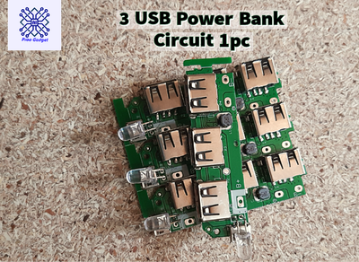 Ultra Fast Power Bank Circuit 3 USB Output 5V 1A_img_0