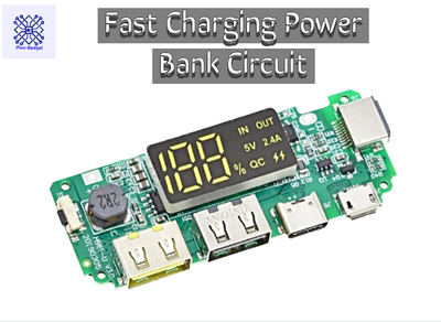LED Dual USB 5V 2.4A Micro/Type-C USB Mobile Power Bank 18650 Charging Module Lithium Battery Charger Board Circuit Protection_img_0