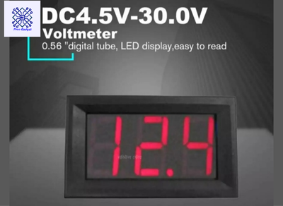 DC 5V 12V 24V 30V 0.56" LCD Digital Voltage Meter Voltmeter Battery Capacity Tester_img_0