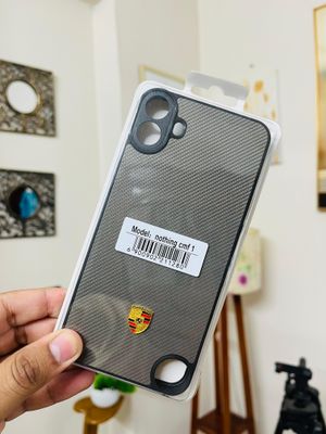 CMF Phone 1 Back Cover Carbon Fiber WIth Logo Design Premium Phone Back Cover_img_2