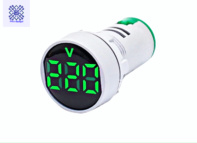 AC Voltage Meter Round LED Digital 60V to 500V_img_0