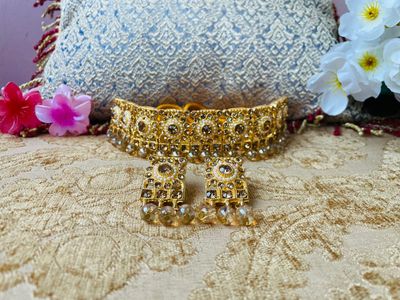 Choker necklace Golden Color_img_1