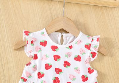 Imported ☀️ Girls' Summer Cotton Short-Sleeve Princess Dress – Baby Nightgown_img_1