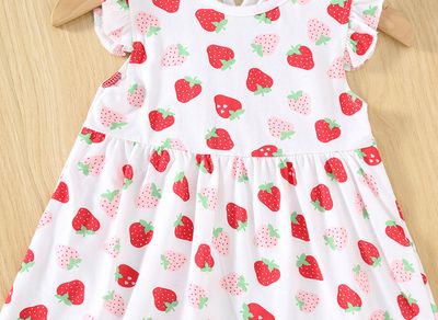 Imported ☀️ Girls' Summer Cotton Short-Sleeve Princess Dress – Baby Nightgown_img_3