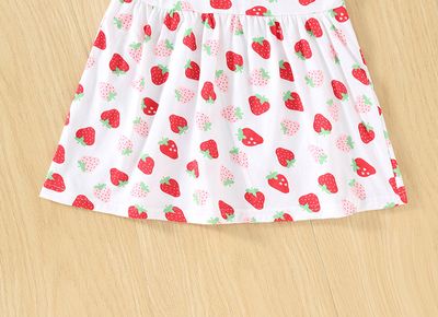 Imported ☀️ Girls' Summer Cotton Short-Sleeve Princess Dress – Baby Nightgown_img_4