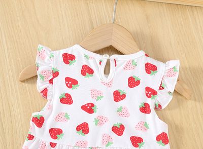 Imported ☀️ Girls' Summer Cotton Short-Sleeve Princess Dress – Baby Nightgown_img_8