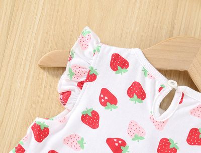 Imported ☀️ Girls' Summer Cotton Short-Sleeve Princess Dress – Baby Nightgown_img_9