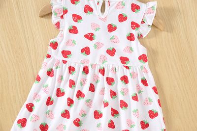 Imported ☀️ Girls' Summer Cotton Short-Sleeve Princess Dress – Baby Nightgown_img_11