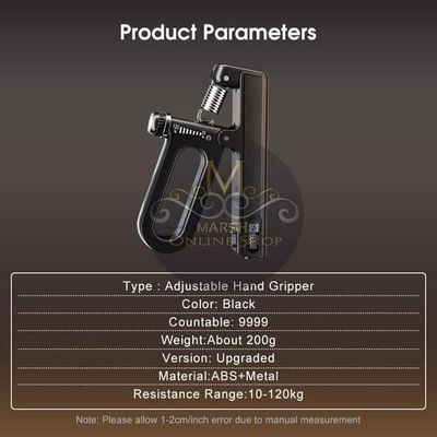 💥Outtobe Hand Gripper 10-120KG Adjustable Hand Exerciser Grip Strength Trainer Automatic Counting Hand Spring Gripper_img_6
