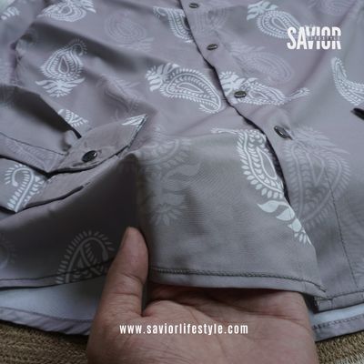 Smokey Paisley - Full Sleeve Party Wear Print Shirt_img_1