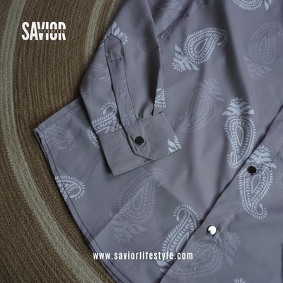Smokey Paisley - Full Sleeve Party Wear Print Shirt_img_2