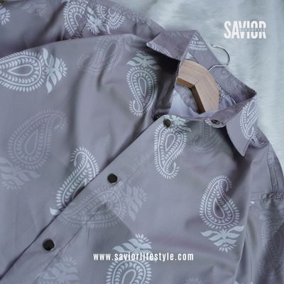 Smokey Paisley - Full Sleeve Party Wear Print Shirt_img_3