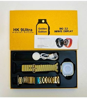HK 9Ultra Smartwatch Golden Edition (Dual Straps_img_1