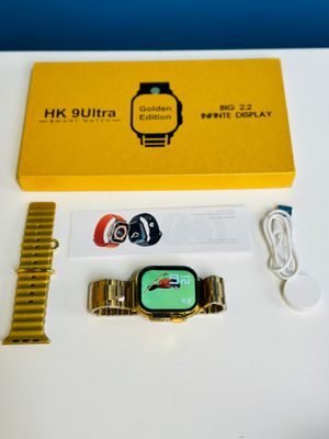HK 9Ultra Smartwatch Golden Edition (Dual Straps_img_4