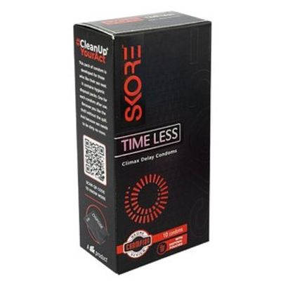 Skore Timeless Climax Delay Dotted & Ribbed Condom - 10's Pack_img_0