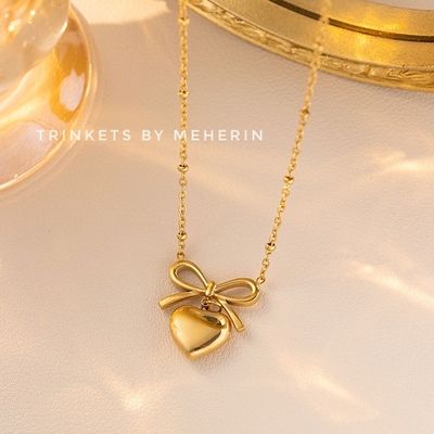 Bow love necklace_img_1