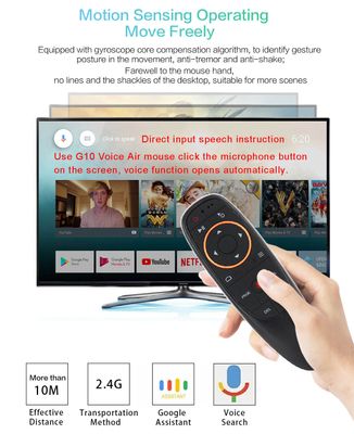 G10S Air Mouse Voice Remote Control 2.4G Wireless Gyroscope IR Learning_img_6