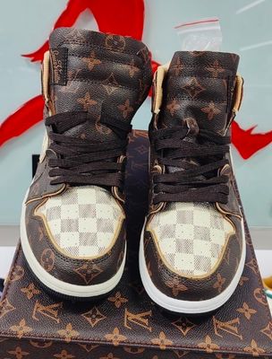 Louis Vuitton x Air Jordan 1 (Mirror Copy)_img_6
