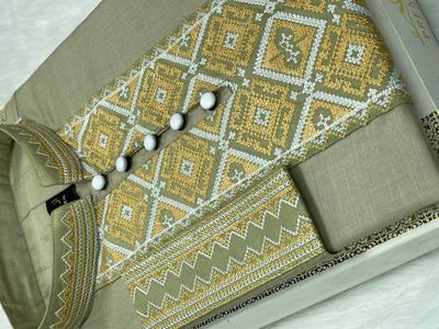 Luxury embroidery  Brown panjabi_img_2