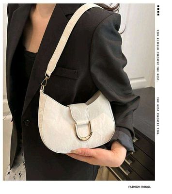 DHgate Mobile SiteVersatile PU Leather Single Shoulder Tote Bag - Casual Korean Style Underarm Handbag for Women_img_0