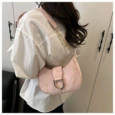 DHgate Mobile SiteVersatile PU Leather Single Shoulder Tote Bag - Casual Korean Style Underarm Handbag for Women_img_2