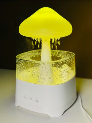5 IN 1 Bluetooth Speaker Rain Cloud Humidifier, switchable 7 colors, 450ml capacity super quiet, intelligent anti-dry function_img_2