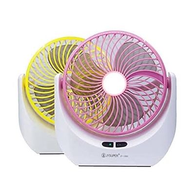 JY Super lithium rechargeable mini table fan with LED light JY-1880_img_0